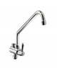 Corpo deviatore con canna a "C", maniglia a Leva - mm Ø 18x250x310h