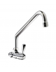 Snodo a muro con canna a "C", maniglia a Leva - mm Ø 18x250x255h