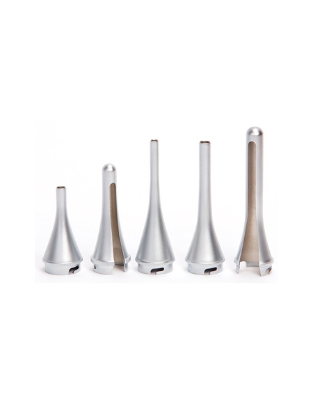SET 3 CANNULE METALLO (Ø 4 -5 - 6 mm) + 2 SPECULUM METALLO SET 3 CANNULE METALLO (Ø 4 -5 - 6 mm) + 2 SPECULUM METALLO