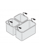 Set Cestelli per cuocipasta 1xGN1/3 cm 29x16x20h + 2xGN1/6 cm 14x14x20h