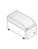 Fry top elettrico trifase-3.9kw da incasso, piastra liscia, r. temp. 50÷320 °C - sup. di cottura cm 34,6x56,4  - dim. 35x60x30h