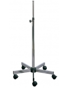 STATIVO A CANOCCHIALE PER LAMPADE SU RUOTE - CM Ø 60 X 85/150 CM