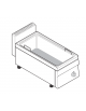 Brasiera elettrica multifunzione da banco - 1 vasca da Lt 7,5 con fondo duplex in AISI 304 - trifase Kw 3,3 - cm 35x65x28h
