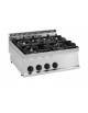 Cucina a gas 4 fuochi, potenza fuochi aperti 1x7,2kw+1x3,3kw+2x4,5kw - cm 70x70x28h