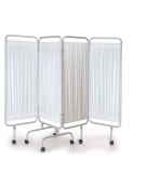 PARAVENTO 4 ANTE IN ALLUMINIO ANODIZZATO - 212X170H - MOBILE SU RUOTE