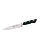 Coltello cucina forgiato in acciaio inox con manico in speciale materiale plastico colore nero - cm 16