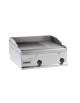 Fry top a gas da banco, 14 kw, piastra 1/3Rigata 2/3Liscia, cons. gas 1,48 m³/h - sup. di cottura cm 69,6x56,4  - dim. 70x70x28h