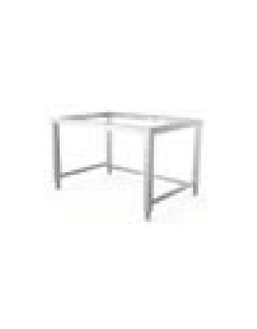Supporto aperto forno  in acciaio inox  - 15 teglie GN1/1  -  Dimensioni: 92x63x90h
