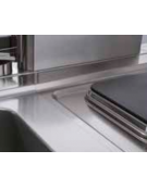 Tuttapiastra elettrica da banco trifase-8kw, 1 piastra cm 76,3x58 - cm 80x70x28h