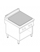 Tuttapiastra elettrico trifase - 8kw, zona cottura cm 76,3x58 su vano aperto cm 73x57,4x39,5 - dim tot. cm 80x70x90h