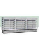 Murale refrigerato con porte scorrevoli cm 208x81x204h