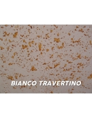 Portabici 10 posti con fianchi laterali in cemento - Colore bianco travertino - cm 235x56x36h - Conforme ai CAM