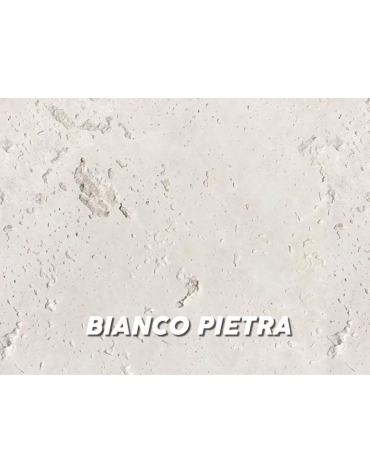 RASTRELLIERA PORTABICI DA TERRA 10 POSTI IN CEMENTO E METALLO - COLORE BIANCO PIETRA - CM 235x56x36H - Conforme ai CAM