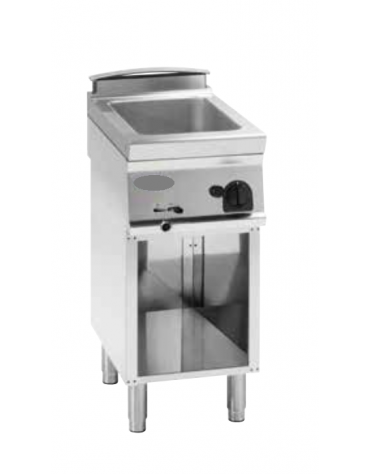 Bagnomaria elettrico su vano aperto monofase-1,3kw, 1 vasca AISI 304 - GN1/1 dim. cm 30,6x50,8x16,5h - dim tot. cm 40x70x90h