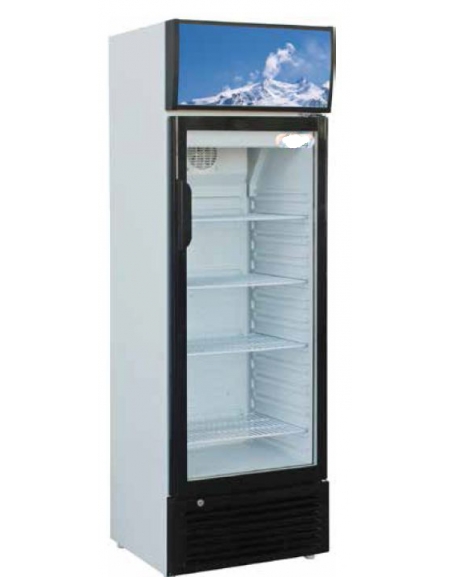 Vetrina frigorifero refrigerata per bevande da Lt. 251 - cm 55,5x52x188h