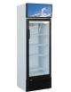 Vetrina frigorifero refrigerata per bevande da Lt. 244 - Refrigerazione statica con ventola +2° +8°C - cm 55x53,8x180h