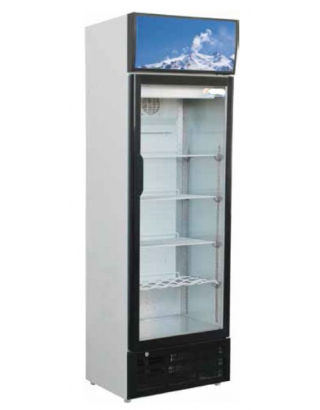 Vetrina frigorifero refrigerata per bevande e bibite da Lt. 290 - cm 60,5x55x191h