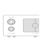 Cucina a gas 2 fuochi + tuttapiastra, forno a gas GN 2/1, fuochi aperti 1x5,5kw + 1x9kw - cm 120x90x90h