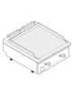 Fry top a gas da banco, 16 kw, piastra liscia, consumo gas 1,69 m³/h - sup. di cottura cm 74,9x69,8  - cm 80x90x28h
