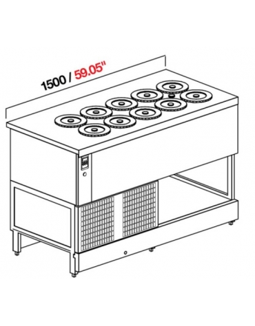 Banco N° 10 Pozzetti gelati