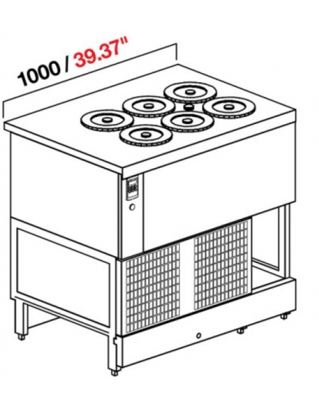Banco N° 6 Pozzetti gelati