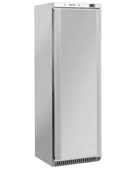 Armadio refrigerato in ABS colore acciaio con interno in termoformato - refrigerazione Roll-Bond - cm 60x66,6x187,5h