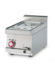 Bagnomaria a gas da banco in acciaio inox CrNi 18/10 AISI 304, 1 vasca GN1/2+GN1/3  cm 40x 60x 28h