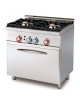 Cucina a gas 2 fuochi su forno a gas statico con grill, porta cieca camera cm 67x38x34h, 1 griglia - cm 80x60x90h