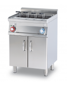 Cuocipasta elett. su mobile trifase, 1 vasca, inox AISI 304 da 40 litri di capacità, rubinetto carico acqua - cm 60x60x90h