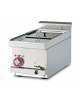 Friggitrice elettrica da banco trifase-7,15kw - 1 vasca cm 22x35x23h con filtro e coperchio -  10Lt. - cm 30x60x28h