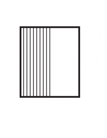 Fry top elett. trifase-6,75kw da banco, piastra 1/2 liscia cromata - 1/2 rigata  cm 59,5x45, r. temp. 50 a 300 °C - cm 60x60x28h