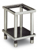 Cavalletto base in acciaio inox CrNi 18/10 AISI 304, cm 40x 48,5x 57h