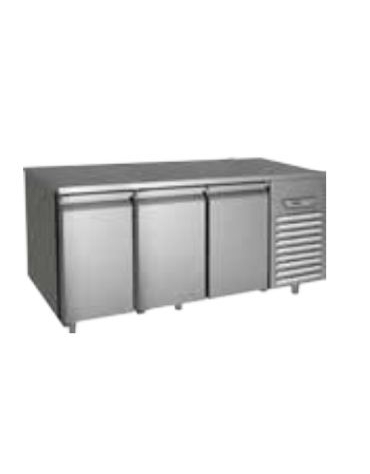 Tavolo refrigerato 3 Porte Dimensioni Cm.224,5x80x85h