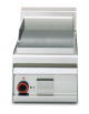 Fry top elettrico monofase-3kw da banco, piastra liscia cromata cm 35x56, r. temp. 50 a 300 °C - dim. 40x65x29h