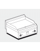 Fry top elettrico trifase-9kw da banco, piastra doppia liscia cm 75,5X55, r. temp. 50 a 300 °C - dim. cm 80x65x29h