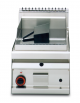 Fry top a gas da banco, 7kw, piastra liscia, consumo gas 0,181m³/h - sup. di cottura cm 35,5X55 - cm 40x65x29h