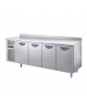 Tavolo refrigerato congelatore BT per pasticceria 4 Porte con alzatina - Cm.242x80x85h - Tropicalizzato classe climatica 5