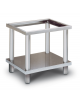 Cavalletto base in acciaio inox CrNi 18/10 AISI 304, cm 60x 53,5x 58h