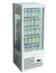 Vetrina espositiva 4 lati ventilata +2° +4°C da banco Lt 98 cm 43x38x115h