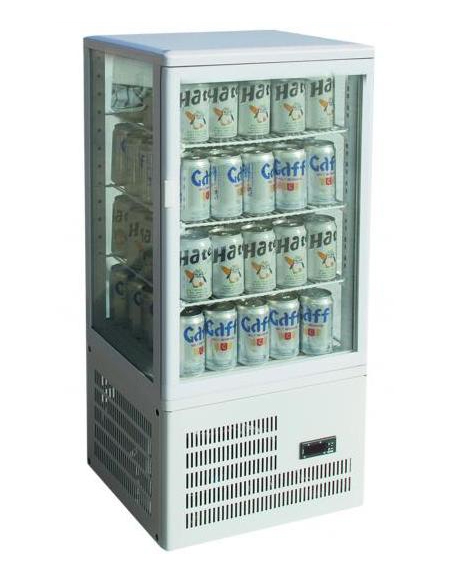 Vetrina espositiva 4 lati ventilata da banco Lt 58 cm 43x38x93h Vetrina espositiva 4 lati ventilata da banco Lt 58 cm 43x38x93h