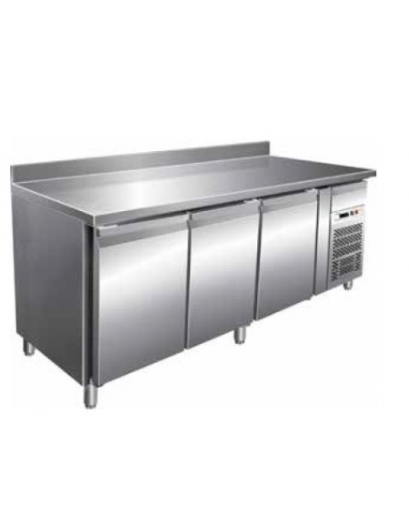 Tavolo refrigerato con alzatina 3 Porte cm. 179,5x70x85h