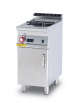 Cuocipasta a gas su mobile, 1 vasca cm 30,5x33,5x32,7h, cap. 25 lt., carico acqua automatico, cesti esclusi  - cm 40x70,5x90h