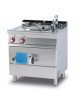 Pentola elettrica INDIRETTA trifase-9kw, 1 vasca capacità 50 Lt. cm Ø40x45h, carico aut. intercapedine - cm 80x70,5x90h