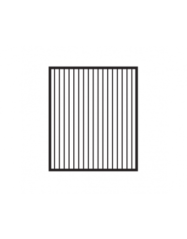 Fry top elettrico trifase-7,4kw su mobile a giorno piastra rigata cromata cm 56x51 - dim. 60x70,5x90h