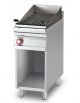 Griglia elettrica su mobile a giorno trifase-6kw, con griglia cm 38x52 regolabile - cm 40x70,5x90h
