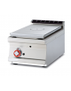 Piano di cottura tuttopiastra a gas in acciaio inox CrNi 18/10 AISI 304, piastra cm 37x57 - cm 40x70,5x28h