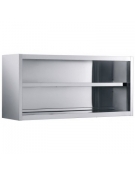 Armadio pensile in acciaio inox a giorno Dimensioni cm.180x40x60
