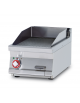 Fry top elettrico trifase-5,55kw da banco, piastra rigata cromata cm 36x51, r. temp. 50 a 300 °C - dim. cm 40x70,5x28h
