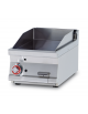 Fry top a gas da banco, 7kw, piastra liscia,  superficie di cottura cm 36x51 - cm 40x70,5x28h