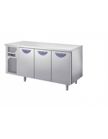 Tavolo refrigerato 3 Porte Dimensioni Cm.283x80x85h